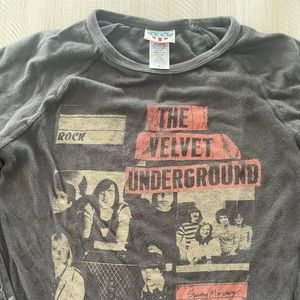COPY - Junk Food Brand The Velvet Underground Band T Shirt